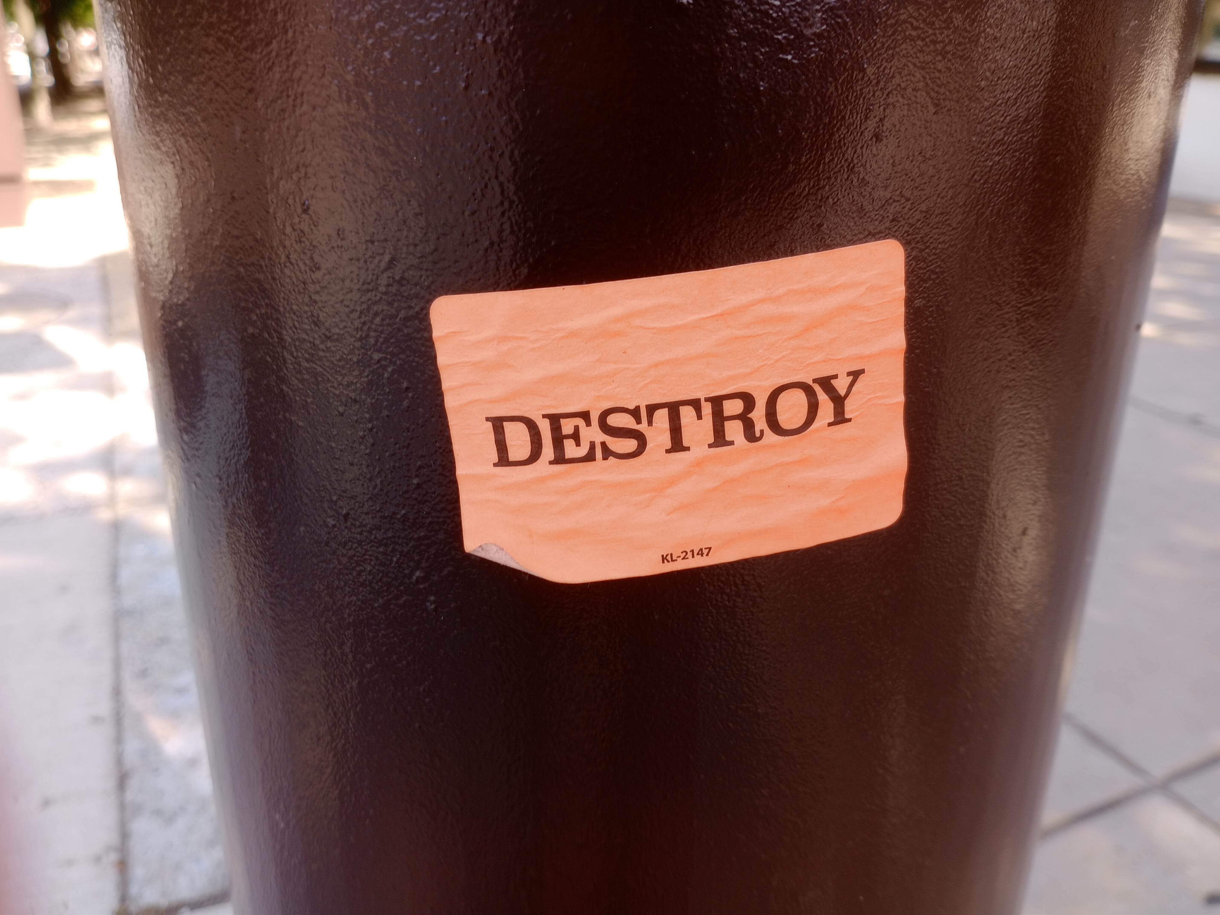 DESTROY